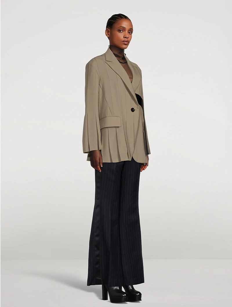 Belted Suiting Blazer