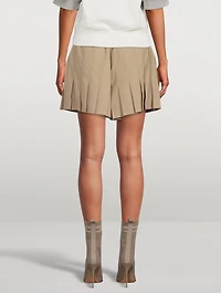Pleated Mini Skort