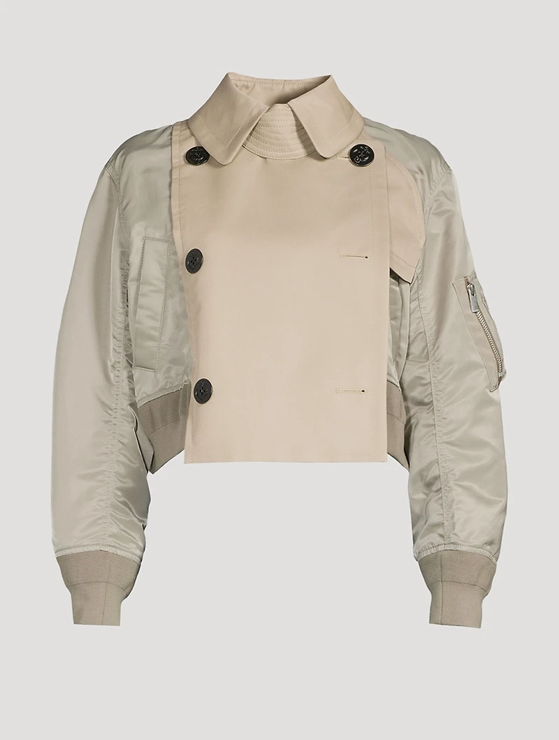 Nylon Twill Blouson Jacket