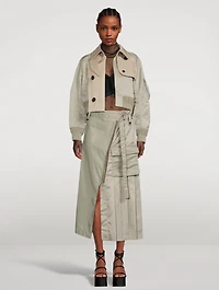 Nylon Twill Blouson Jacket