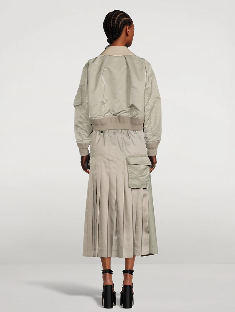 Nylon Twill Blouson Jacket
