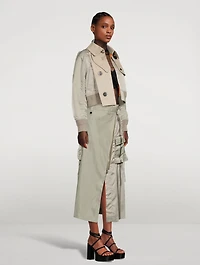 Nylon Twill Blouson Jacket