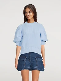 Short-Sleeve Sweater