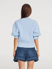 Short-Sleeve Sweater
