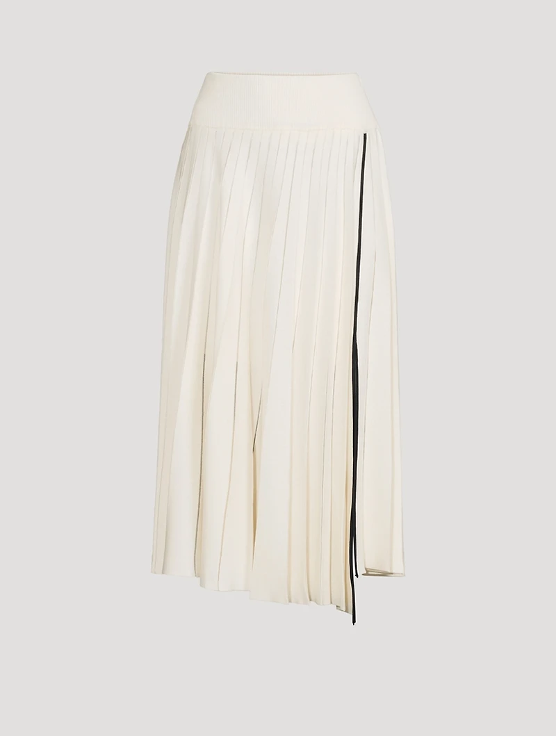 Pleated Midi Skirt