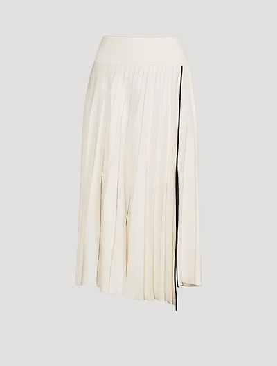 Pleated Midi Skirt