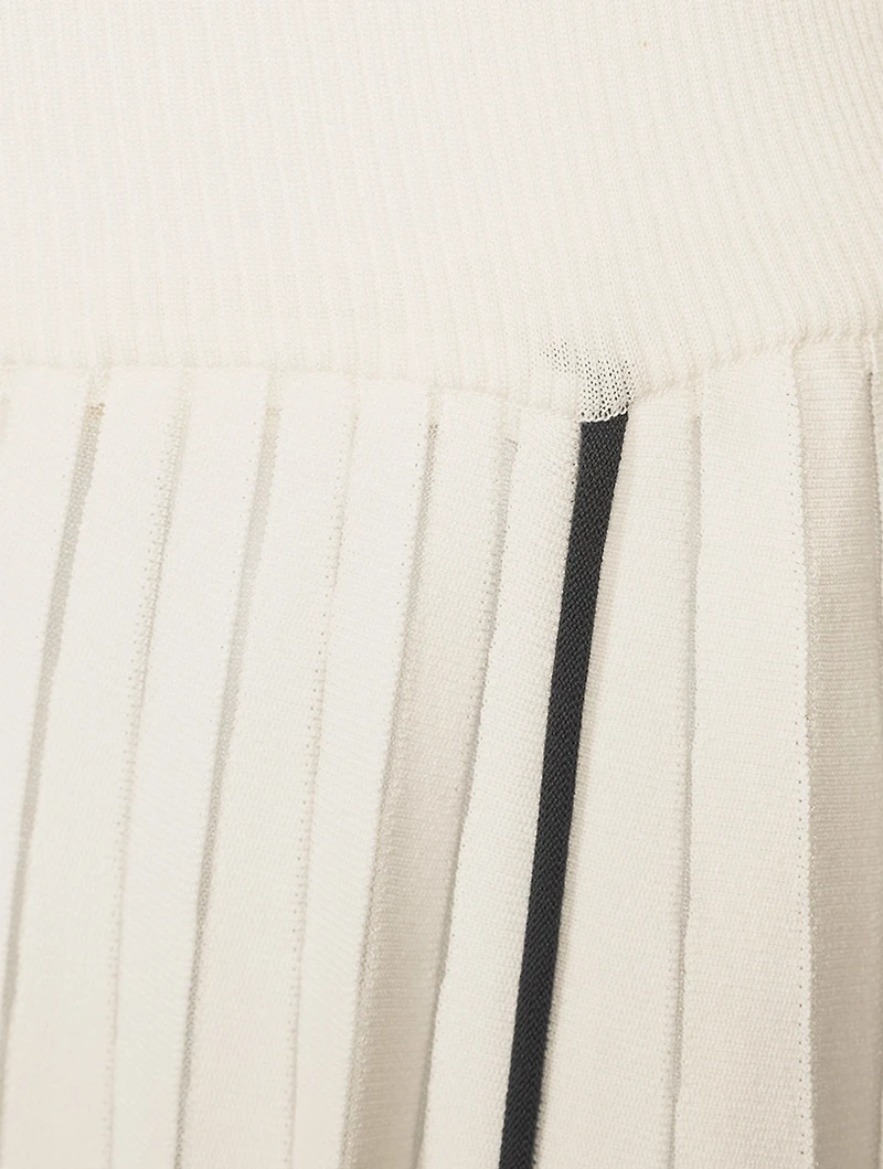 Pleated Midi Skirt