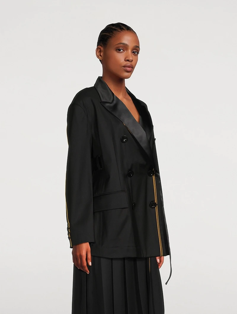 Double-Breasted Suiting Jacket