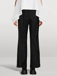 Belted Wool Trousers