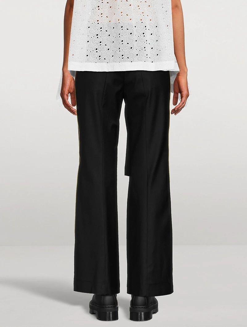 Belted Wool Trousers
