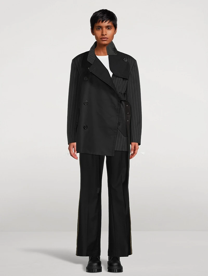 Belted Wool Trousers