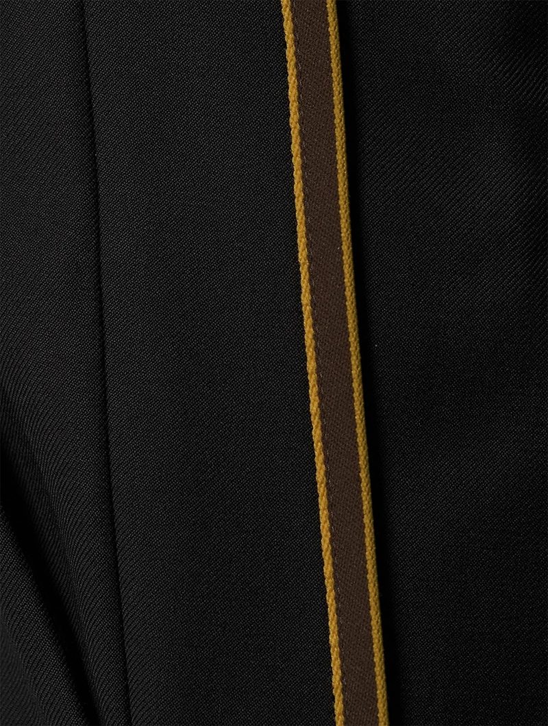 Belted Wool Trousers