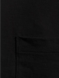 Silk Trim Jersey T-Shirt