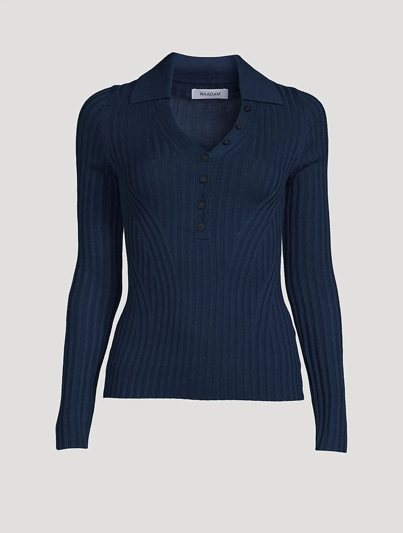 Long-Sleeve Polo Shirt