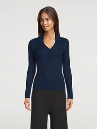 Long-Sleeve Polo Shirt