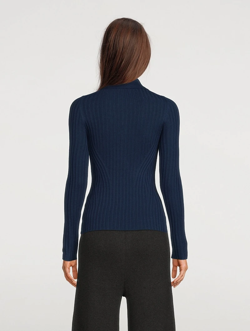 Long-Sleeve Polo Shirt