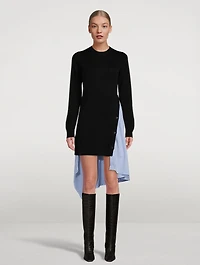 Asymmetrical Sweater Dress