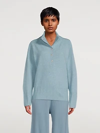 Wool Cashmere Luxe Henley Top