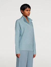 Wool Cashmere Luxe Henley Top