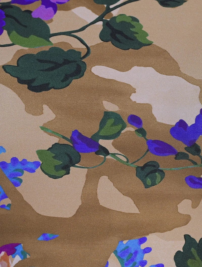 Second Skin Turtleneck Floral Print