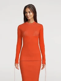Lace-Up Vanise Sweater
