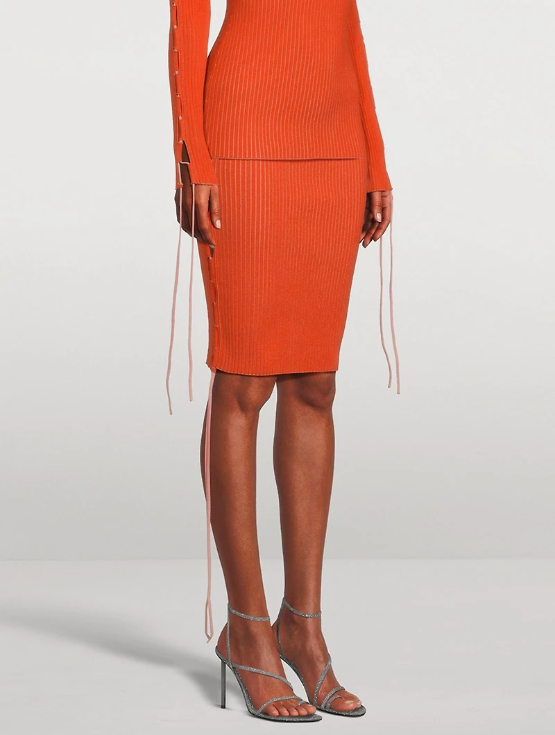 Lace-Up Vanise Skirt