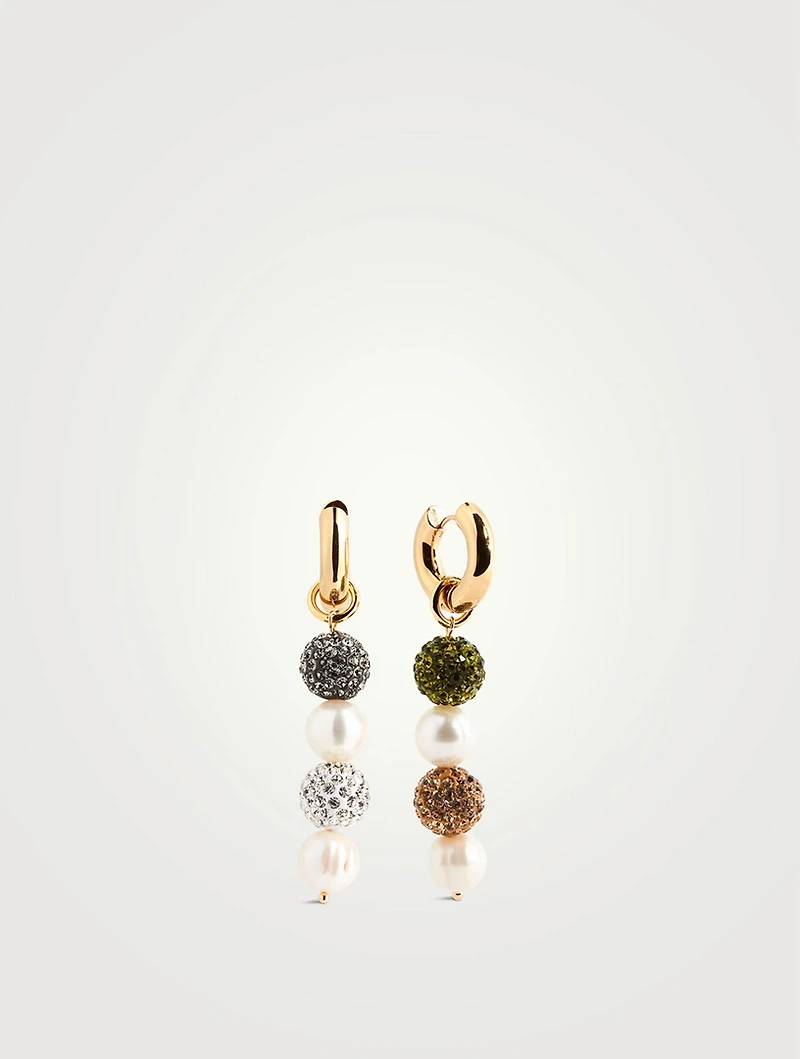 Life Of The Party Hoop Drop Earrings
