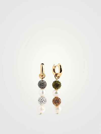 Life Of The Party Hoop Drop Earrings