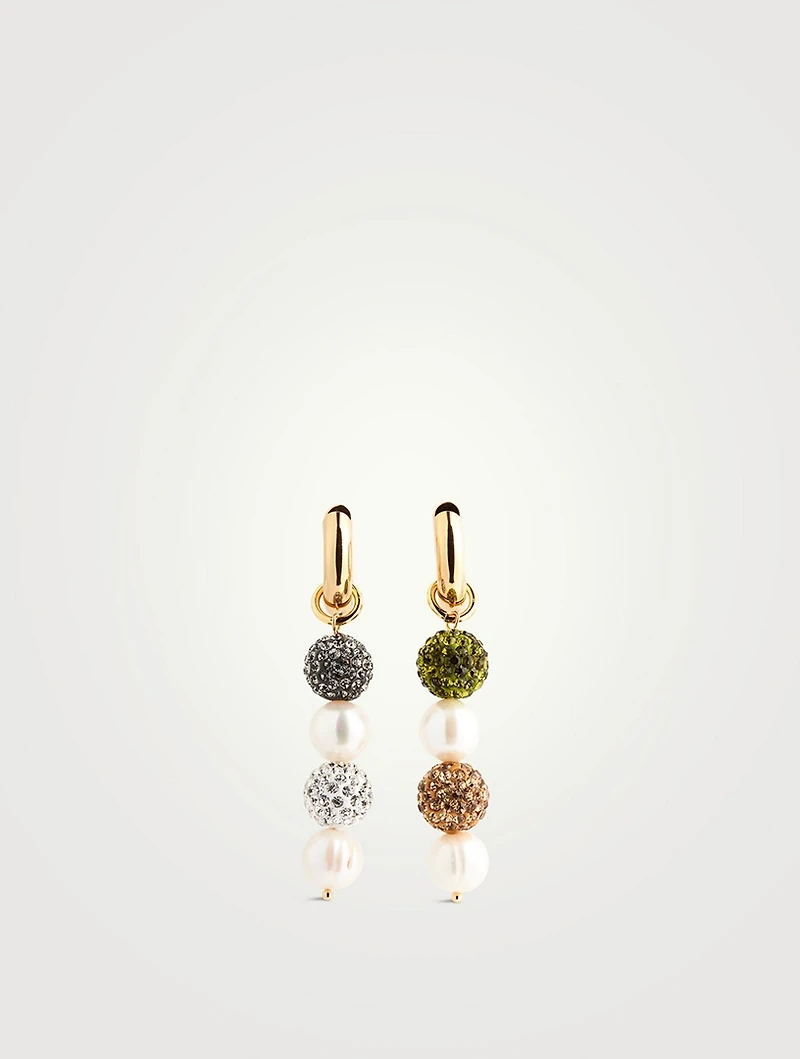Life Of The Party Hoop Drop Earrings