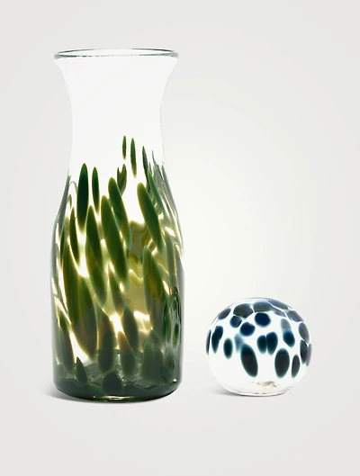Transparent Spotted Carafe