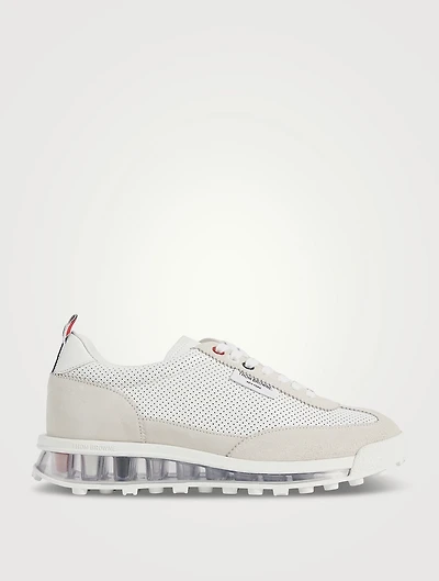 Perforated Leather Sneakers