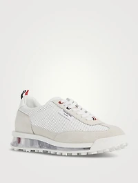 Perforated Leather Sneakers