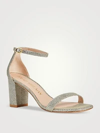 Nudistcurve Glitter Sandals