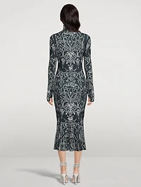 Trompe L'œil Jewelled Fishtail Dress