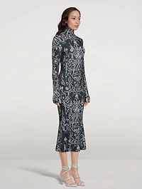 Trompe L'œil Jewelled Fishtail Dress