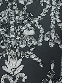 Trompe L'œil Jewelled Fishtail Dress