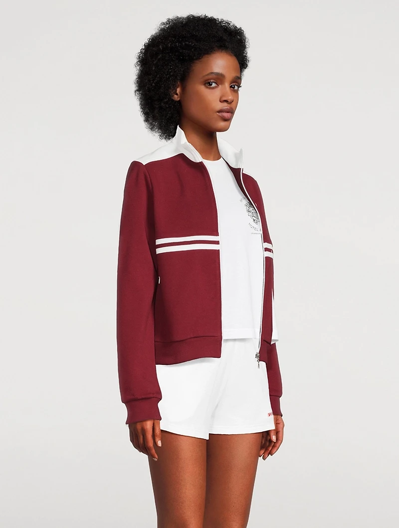 Sporty & Rich x Lacoste Pique Track Jacket
