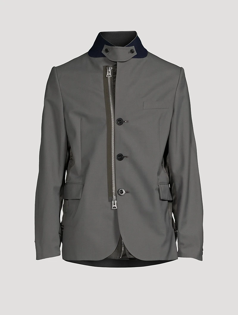 Zip Suiting Jacket