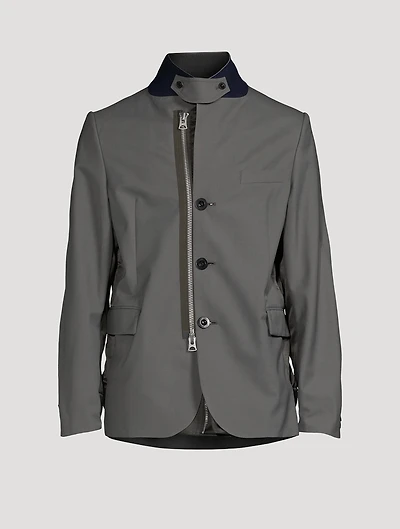 Zip Suiting Jacket