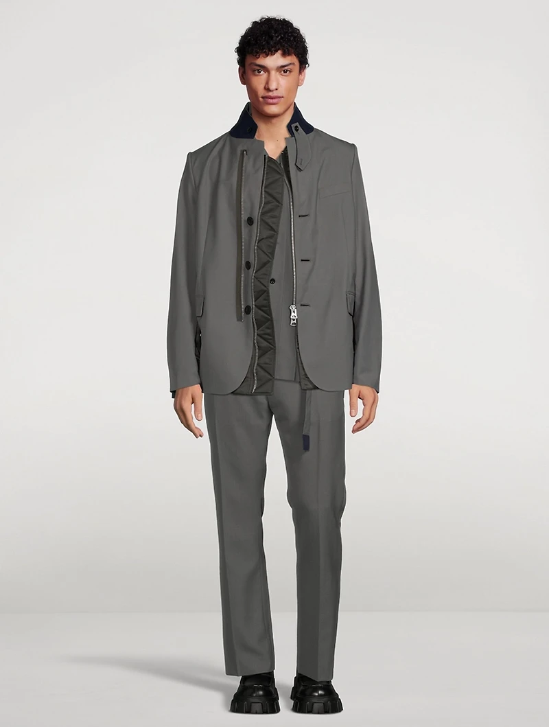 Zip Suiting Jacket