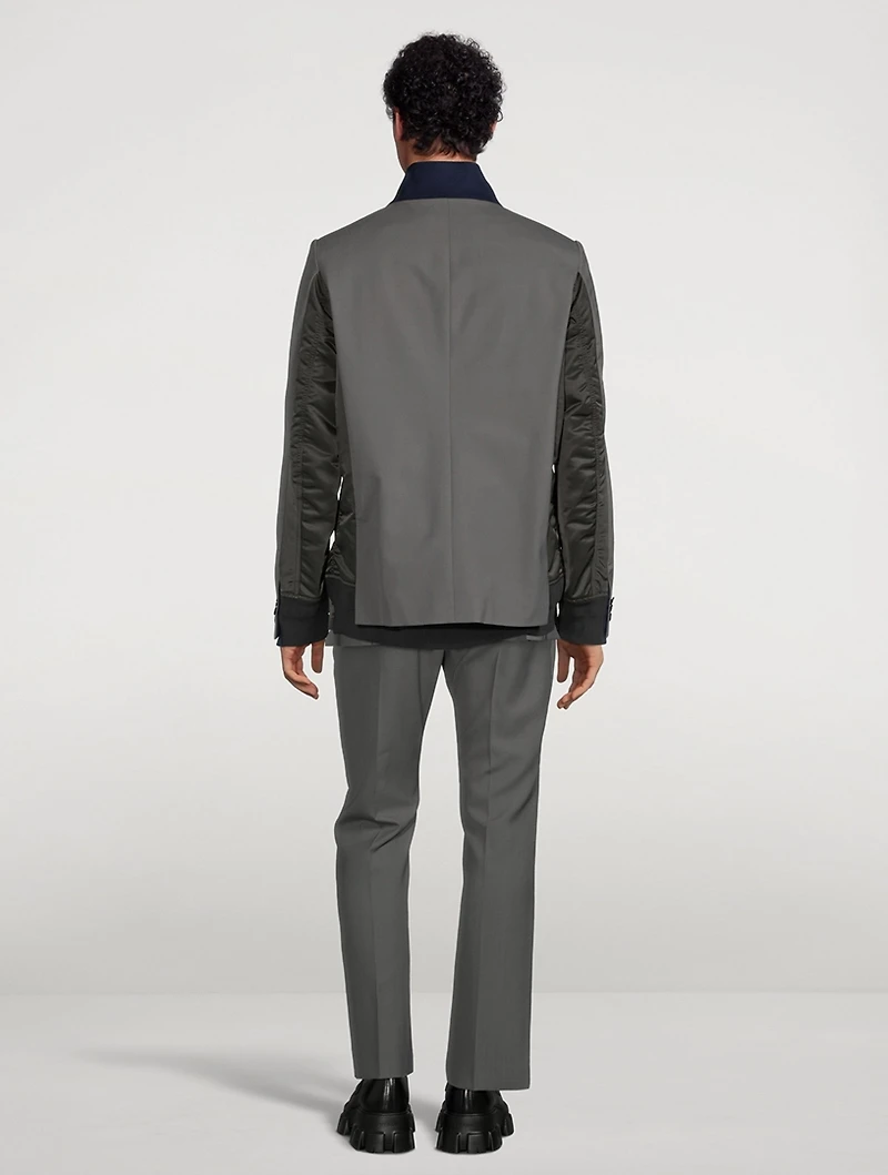 Zip Suiting Jacket