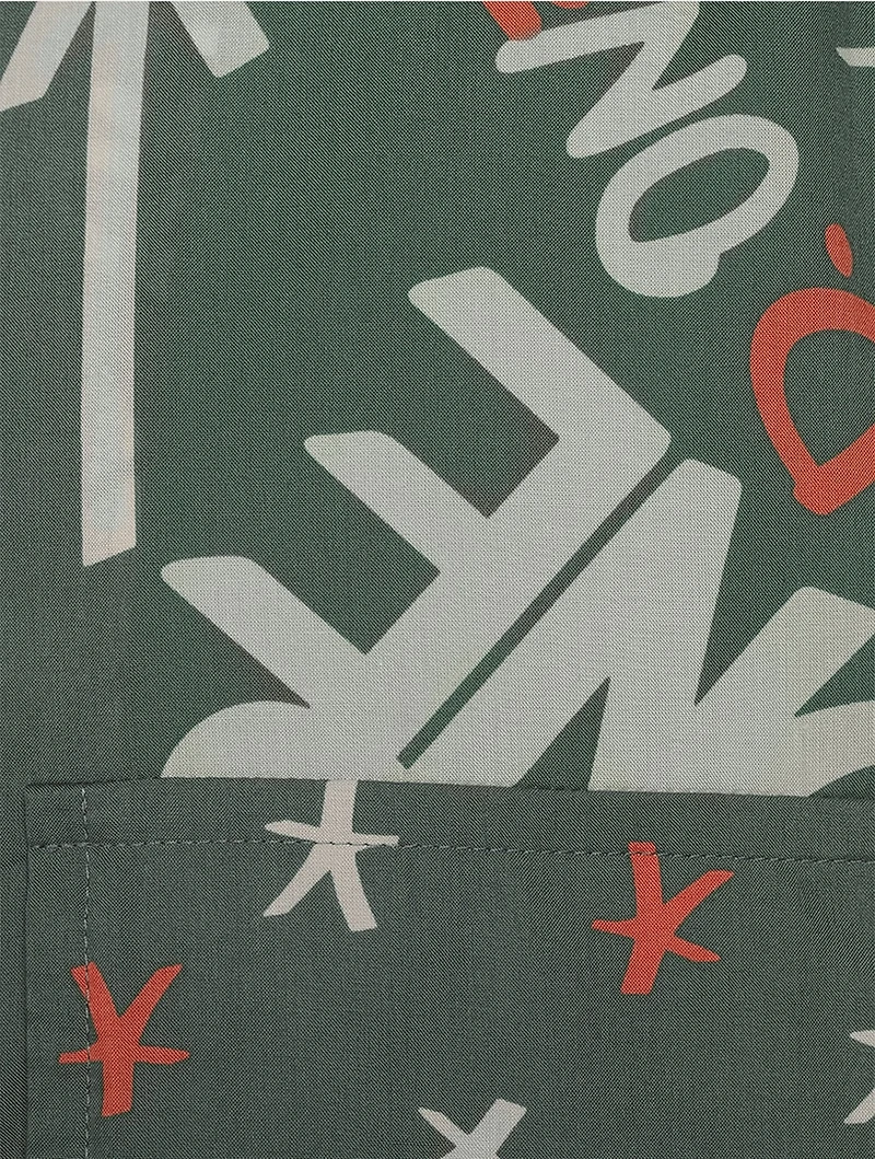 Eric Haze Short-Sleeve Shirt Bandana Print