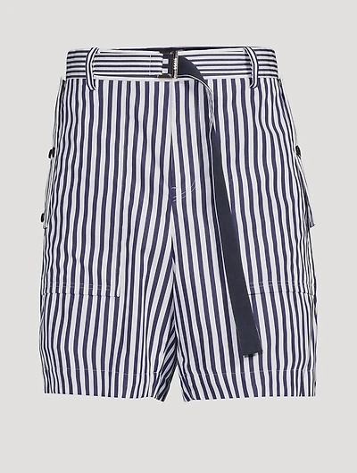 Thomas Mason Cotton Poplin Shorts