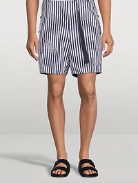 Thomas Mason Cotton Poplin Shorts