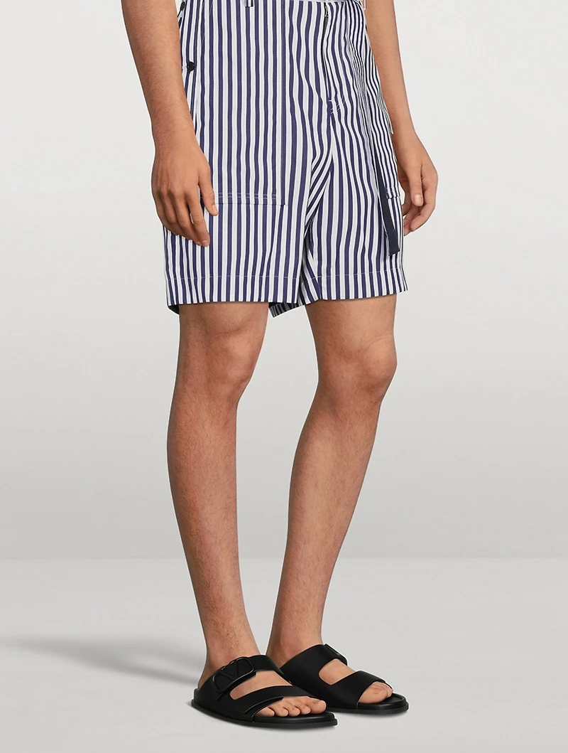 Thomas Mason Cotton Poplin Shorts