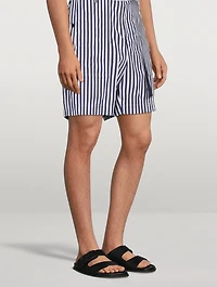 Thomas Mason Cotton Poplin Shorts