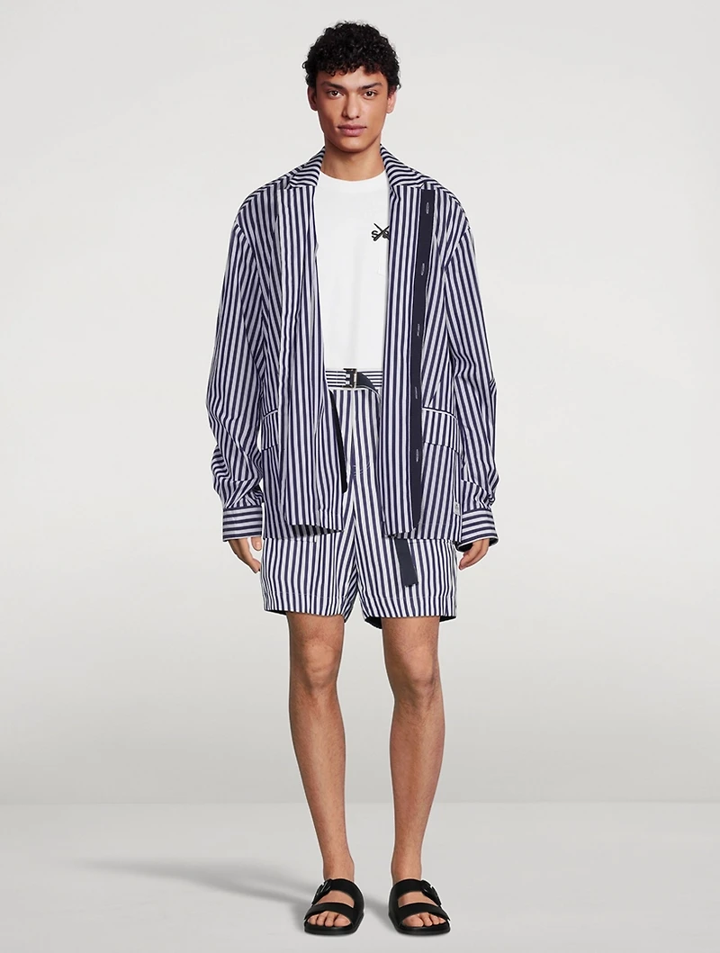 Thomas Mason Cotton Poplin Shorts