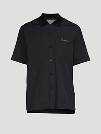 Short-Sleeve Shirt Striped Print