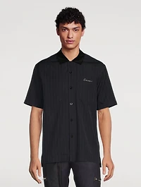 Short-Sleeve Shirt Striped Print