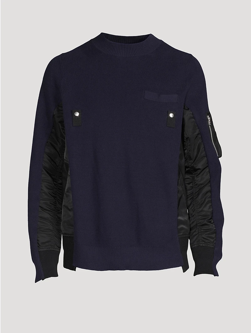 Cotton And Nylon Sweater